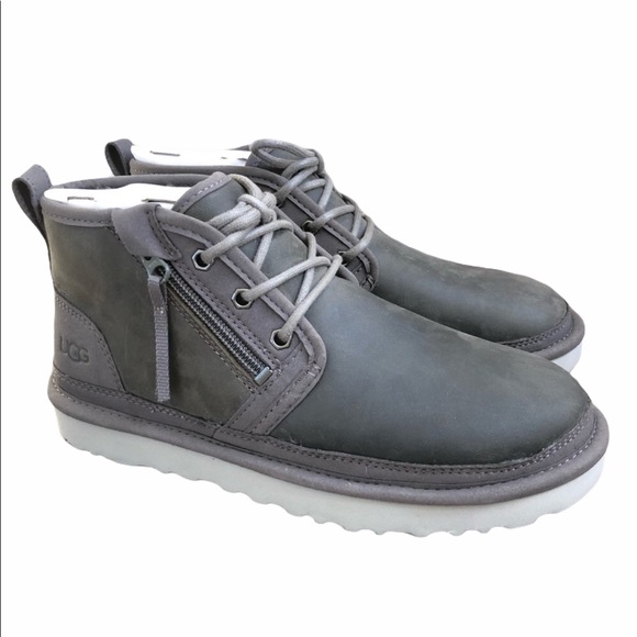 Ugg Neumel Zip Dark Grey chukka boot - Picture 1 of 6